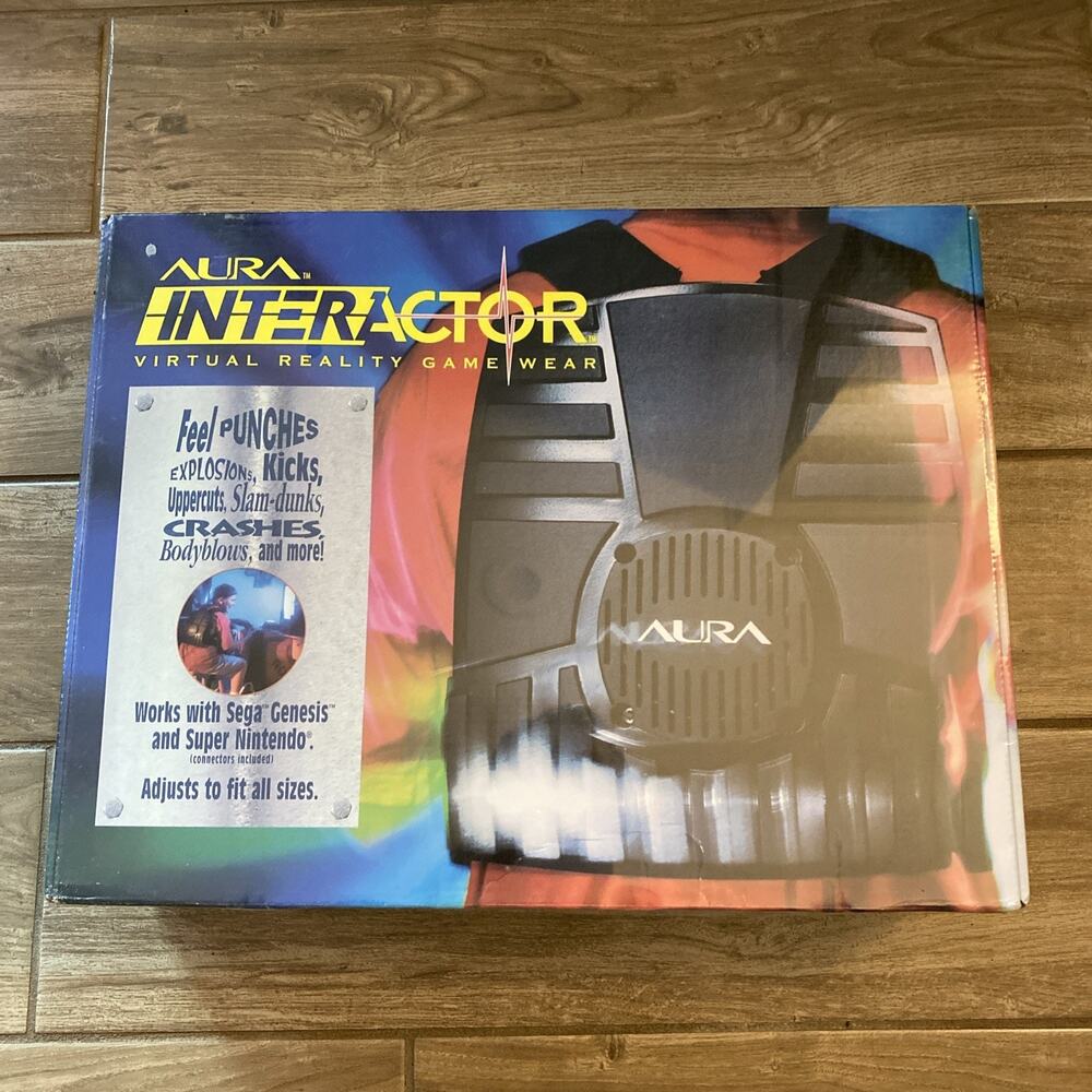 Aura Interactor Virtual Reality Game Wear – Sealed – Sega Genesis / SNES